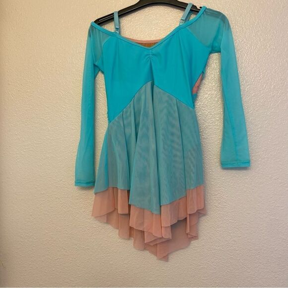 Revolution custom solo Dance lyrical dress STORIES UNTOLD RC24583 LC large child - Picture 5 of 11